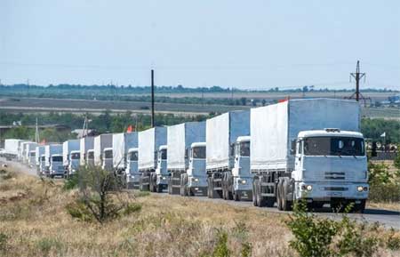 สิ่งของบรรเทาทุกข์มนุษยธรรมงวดแรกของสหประชาชาติได้ไปถึงภาคตะวันออกยูเครนแล้ว